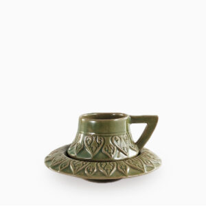 140401130 Khmer Carved Cup with saucer