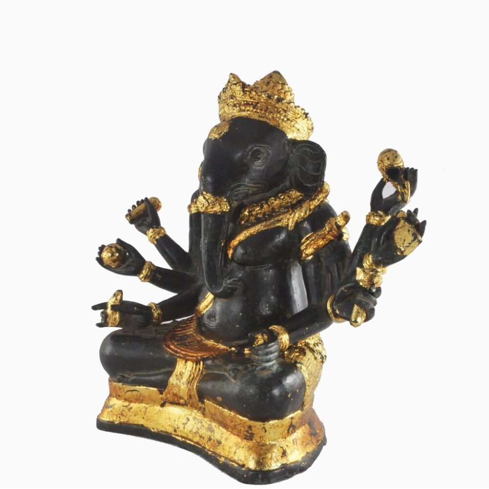 Bronze Khmer Deity Ganesha H:39 cm No:025 - Image 2