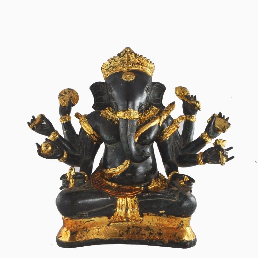 Bronze Khmer Deity Ganesha H:39 cm No:025