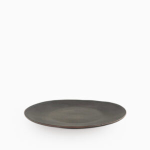 270102222E Black Shady side plate organic shape (1)