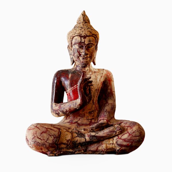 920206602 Seated Buddha Ceramic 66 cm