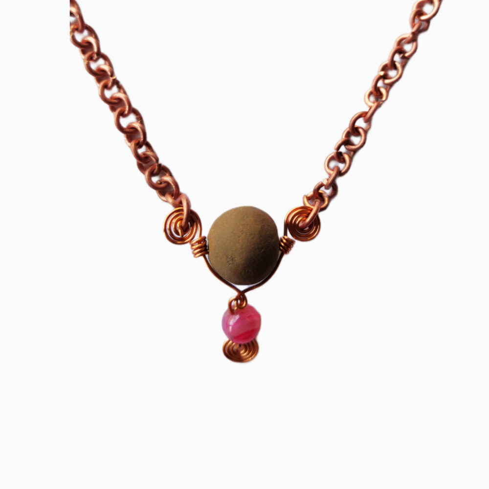 510400400 Necklace - Antique Pink