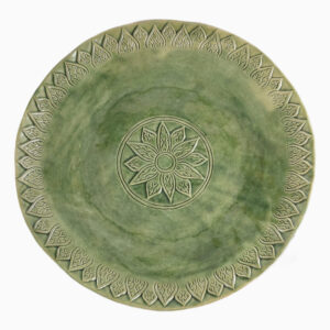 160104430 Khmer carved plate 44cm top