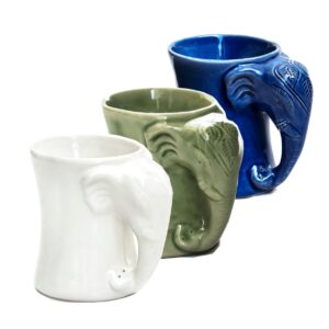 Elephant mugs 3 colors