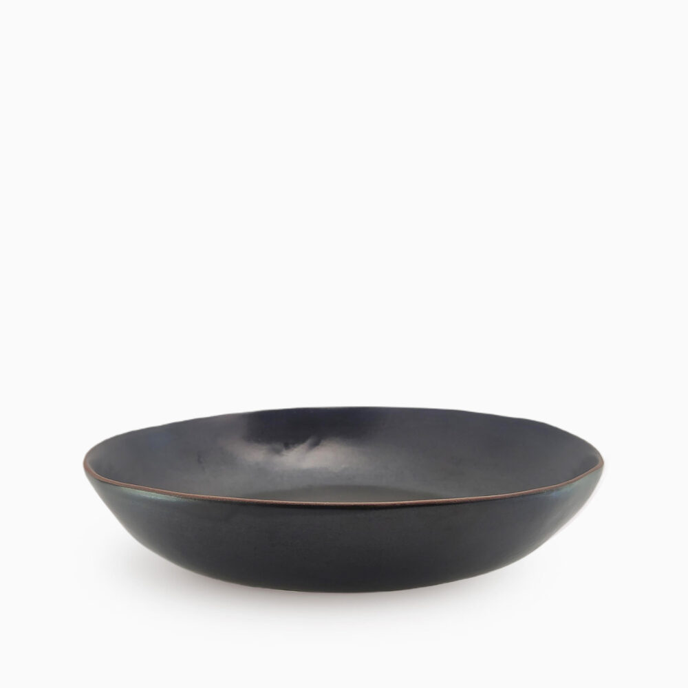 Organic Bowl Ø27 cm | Black Shady